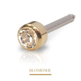 Blomdahl - ST Long Bezel 4mm crystal