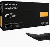 ZARYS-Rękawice easyCARE BLACK XS 100szt