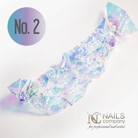 NC Nails Company - Folia z masy perłowej - efekt szkła