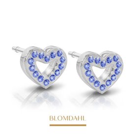 Blomdahl - MP Heart Hollow 10mm sapphire (D)