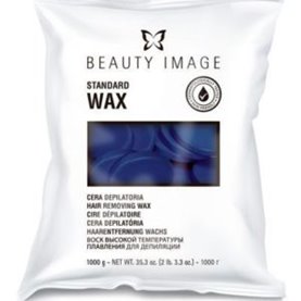 Beauty Image - Wosk Stały Azulenowy Niebieski 1kg