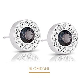 Blomdahl - Brillliance Halo Crystal/Black Diamond