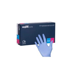 Rękawiczki EASYCARE NITRILE rozmiar S BLUE ZARYS niebieskie nitrylowe bezpudrowe (100 szt.)