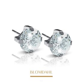 Blomdahl - ST Tiffany 5mm CZ White