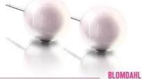 Blomdahl - CJNT Pearl Ear Pendant 10mm Light Ros