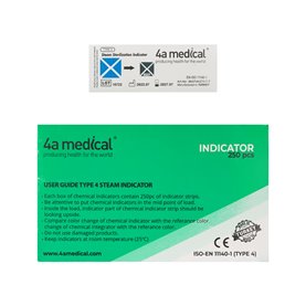 4a Medical- Testy do sterylizacji KLASA 4 op. 250szt