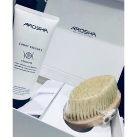 Arosha - Gift Box - Szczotka + krem cellulit - 200ml