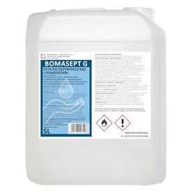 BOMASEPT G - płyn do dezynfekcji rąk - alkohol 70% - 5L