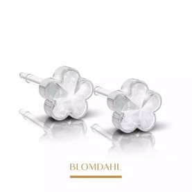 Blomdahl - CJ MP Flower 6mm crystal B