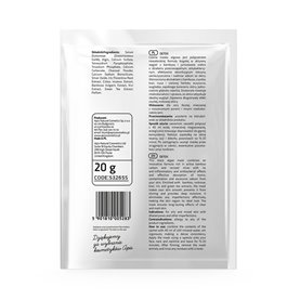 Apis - Detox - Maska algowa detoksykująca z węglem z bambusa i jonizowanym srebrem - 20g
