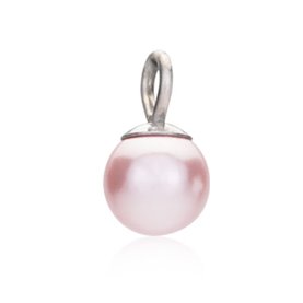 Blomdahl - CJ NT Mini Pendant Pearl 6mm Light Rose